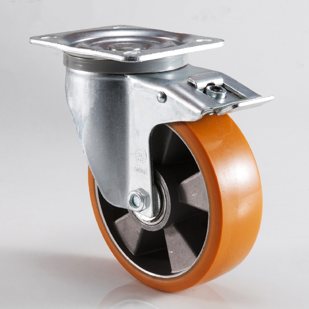Swivel Castor with Brake-95°
