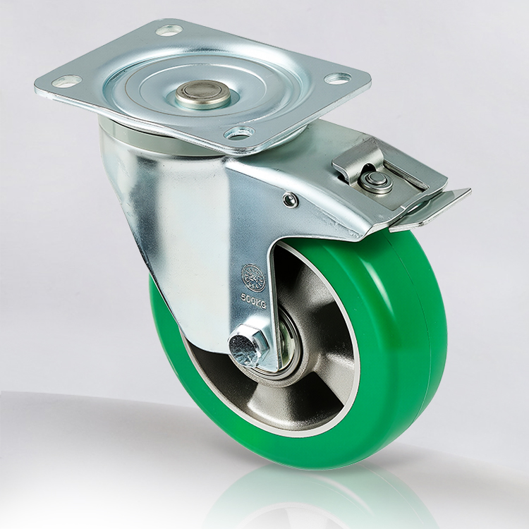 Swivel Castor with Brake-85°