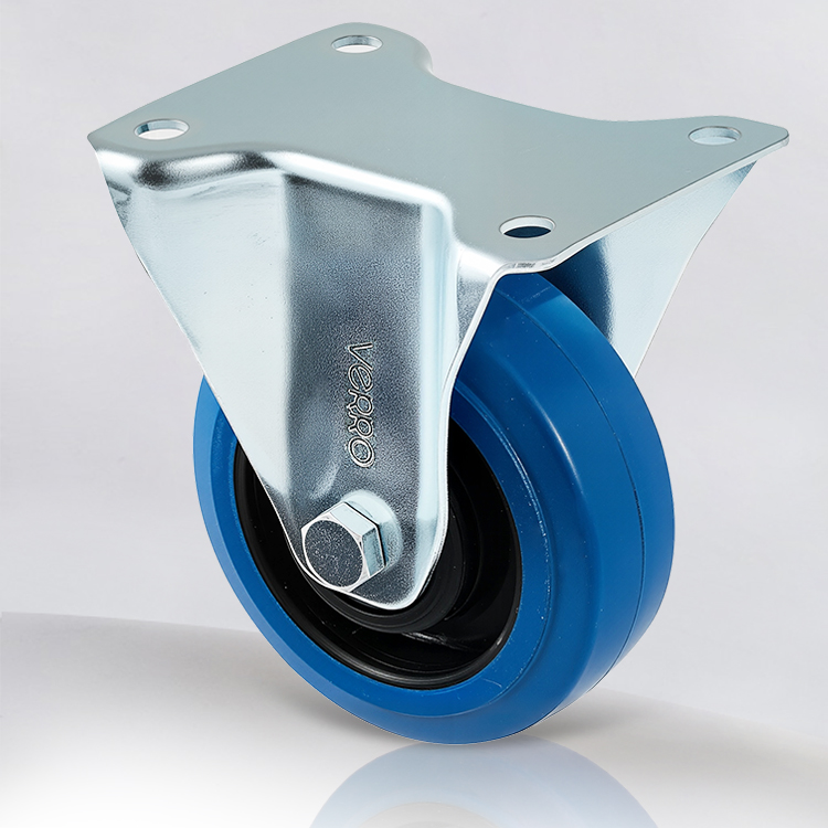 125mm Fixed Rubber Castor